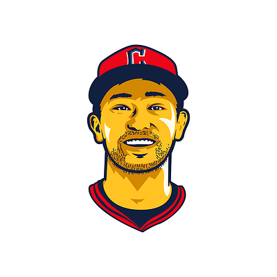 Steven Kwan Portrait baseball cleveland cleveland guardians guardians kwan mlb steven steven kwan