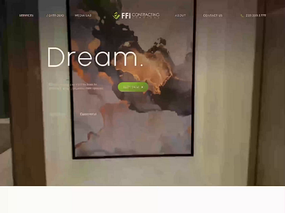 FFI - Website for Architecture Company 3d animation architecture branding clean design graphic design modern ui ux web webdesign