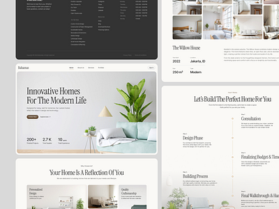 Bahamas - Home Developer Landing Page building client design dev home landing page portfolio step ui ux web design website