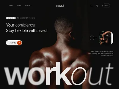 Fitness Website Design animation branding clean design figma fitness website fitness website design graphic design gym gym website landing page design logo minimal design mordan ui uiux video website design workout website yoga yoga website