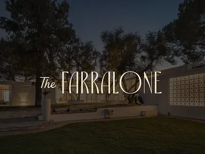 The Farralone Branding branding design graphic design hollywood logo mad men mcm mid century real estate