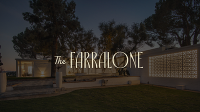 The Farralone Branding branding design graphic design hollywood logo mad men mcm mid century real estate