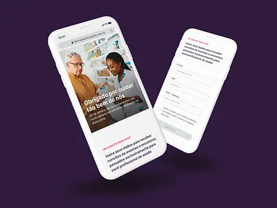 Landing Page - Aché concept landingpage ui ux