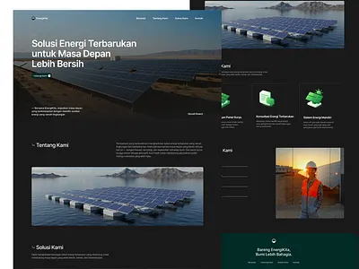 EnergiKita - Landing Page graphic design typography ui ui ux