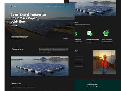 EnergiKita - Landing Page graphic design typography ui ui ux