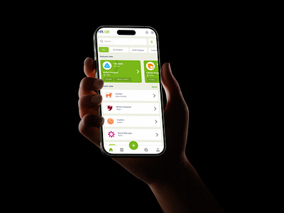 Job Search App app branding concept design job search ui uiux ux web design