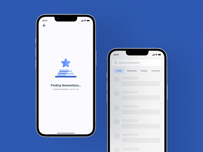 Mobile Loading States & Shimmer UI app design app ui loading state material design mobile app shimmer ui
