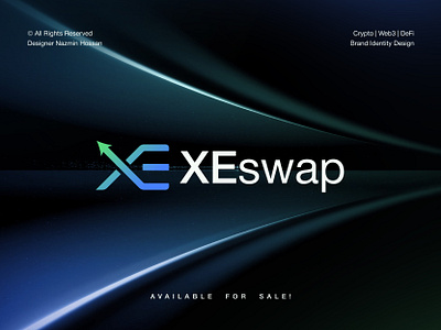 Letter X + E + Swap Icon Lettermark Logo for Crypto & Web3 blockchain logo blockchain tech logo branding buy crypto tech branding e logo exchange identity letter e logo letter x logo lettermark logo logo logo design logo designer sell startup identity swap logo tech identity web3 logo x and e logo mark x logo