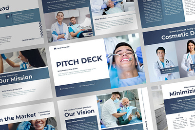Canine Dental Clinic Pitch Deck template