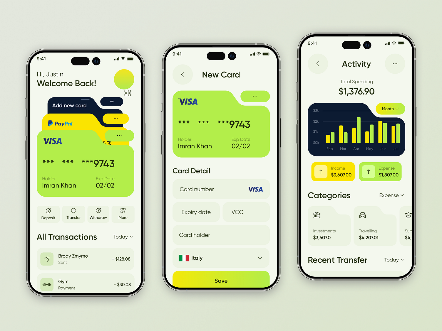 Smart Fintech App UI Design by Ofspace UX/UI on Dribbble