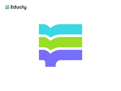 Creative E Letter, Education Logo book branding creative e letter logo e logo educate icon letter e logo library logo logo design read