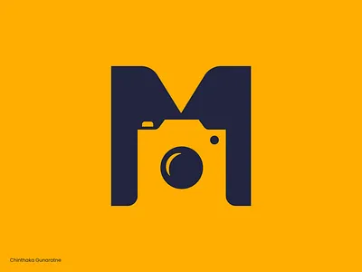 Letter M + Camera - Modern Monogram Logo brand identity branding branding designer camera chinthaka gunaratne design graphic design icon letter logo letter m exploration letter m logo letter m logo design letter m monogram logo logo design logo designer logo mark m logo mark monogram