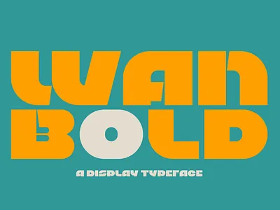 Wanbold - A Display Typeface album cover font bold typeface branding branding typeface display font dribbble experimental typography futuristic font game title font geometric font graphic design logo font modular type poster font retrofuturistic sci fi font split font stencil font techno font typography