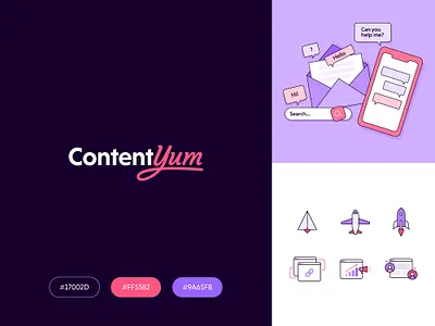SEO and Content services for Bloggers blogger bold brand design brand identity branding content design icon icon design icon set icons illustration logo mark minimal simple vector