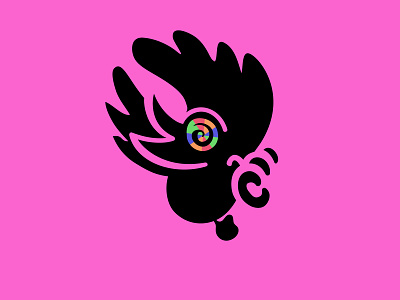 Candy Crow 1 of 2 ( Crow Logo ) animallogos animals applogos candy cleanlogos crow crowlogos crows emblems family icons kids logos marks mascotlogos minimallogos modernlogos simplelogos symbols whatsnew