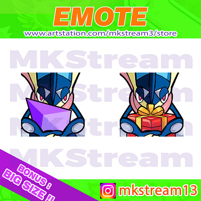 Stickers Emotes pokemon greninja hold gift present bit diamond animated emotes anime bit badges cute design emotes frog gift greninja greninja emoji greninja emotes greninja stickers illustration ninja pokemon emoji pokemon emotes pokemon stickers preset sub badge twitch emotes