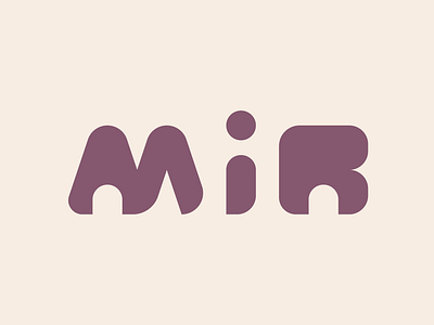 THE LETTERS M , I AND R branding graphic design logo
