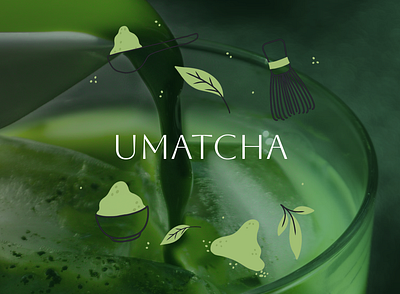 UMATCHA Branding branding design graphic design logo matcha matcha brand matcha branding vector