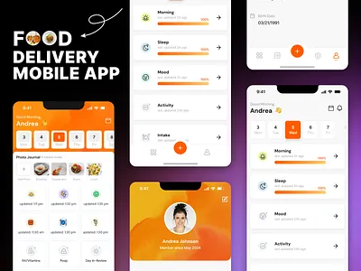 Ignite Health - Food delivery mobile app app figma app figma ui ux food app mobile mobile app ui ui ux ux