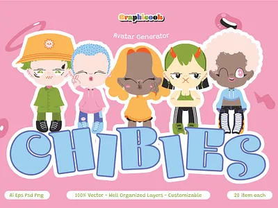Chibies Avatar Generator graphicook lovely
