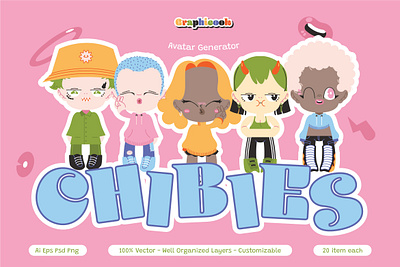 Chibies Avatar Generator graphicook lovely