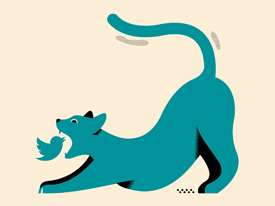 Morning feed (Personal '23) animals character design editorial grain graphic design illustration