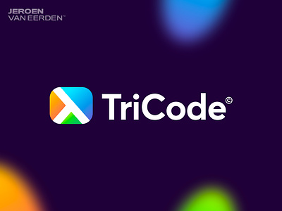 TriCode - Logo Design brand identity design branding branding design code coding creative logo creative logo design educate lambda learn logo navigate tri triangle tricode visual identity design