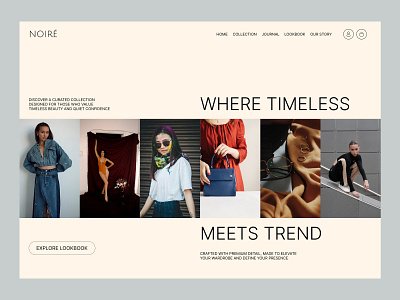 Noire Fashion Store application branding creative design dark design dark ui design design idea ecommerce fashion web fashion website landing page landing page design modern design modern store store design ui uiux user experience website