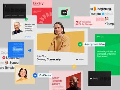 Templary - Brand Identity branddesign brandguideline brandidentity branding logo logodesign logotype minimal modern visaulbrand visualidentity