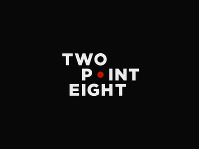 2.8 - Logo Design animation branding design dots eight logo point points record studio two typography vector video