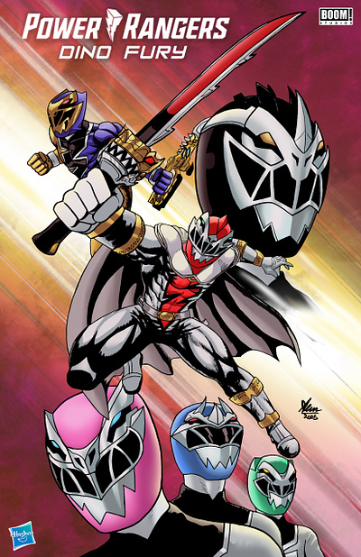 Power Rangers Dino Fury - Boom! Studios artist artwork best character character illustration comic artist comic style cover cover art drawing hero ideas illustration layout poster power rangers sketch super sentai superhero tokusatsu