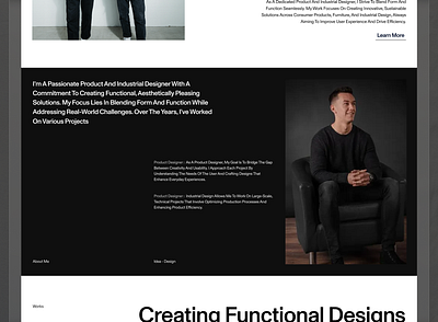 Product Designer Portfolio agency design designer graphic design landingpage portfolio product