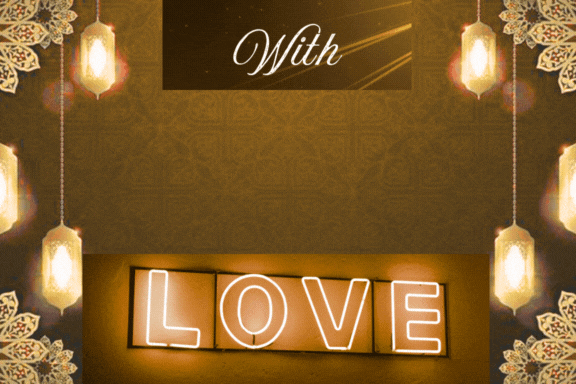 Gif for Eid Greetings greeting card gif