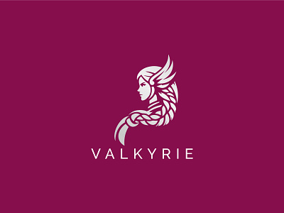 Valkyrie Logo brand identity brand logo character company logo entertainment logo esport logo german head identity logo for sale logo symbol logo vintage majestic modern scandinavian symbol valkyrie valkyrie logo viking valkyrie logo wings