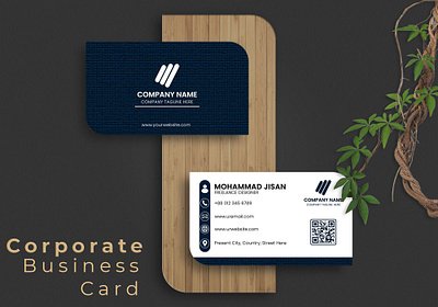Minimal & Modern Corporate Business Card Design