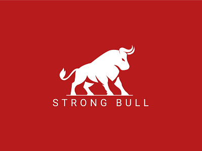Bull Logo agency alcon logo america animals branding bull bull animal bull for sale bull logo bull wild company freedom graphic design heraldic logo for sale luxury outdoor reliability strong bull