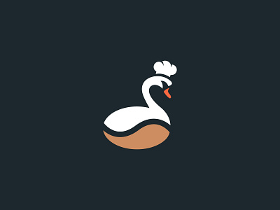 Coffee Swan Logo Design adobe illustrator branding business logo coffee logo company logo design graphic design logo logotype swan logo