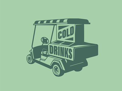 Puma Golf - Know Your Distance drinks golf golf cart illustration puma