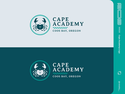 00020 - Cape Academy Logo branding education logo preschool vector