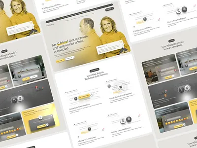 AI Companion Landing Page ai ai operator ai platform ai website artificial intelligence chatgpt framer homepage landing page neural network openai product design qclay saas startup ui ux web design webflow