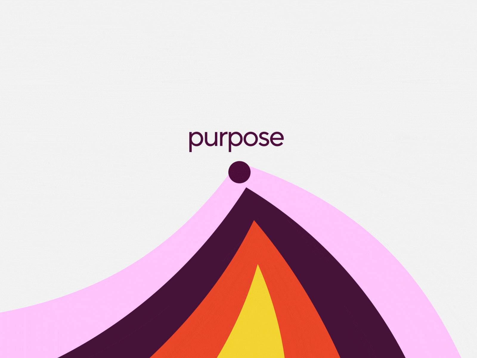 Endless possibilities and purpose abstract animation color geometry gif illo illustration motion motion graphics path purpose shapes target