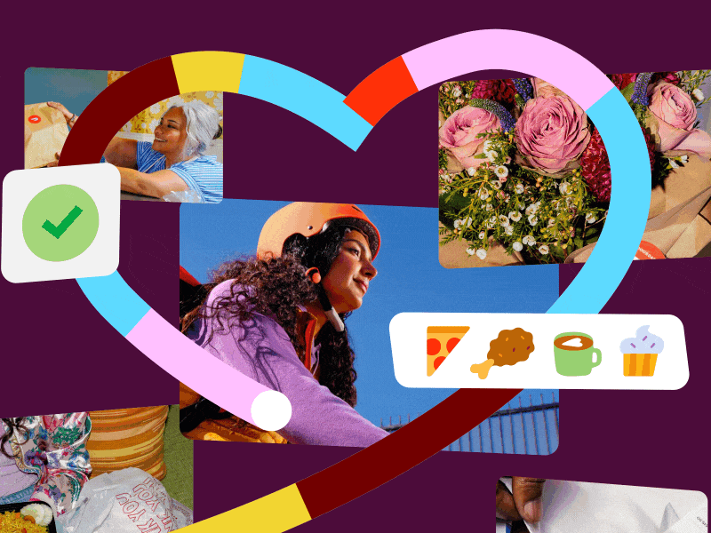 DoorDash Design Connects animation footage gif illo illustration line manifesto mixed media motion motion graphics reel storytelling ui