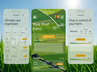 Fruit Farm | Mobile App | 🍎🍒🍑 design mobile app ui uiux uiux design