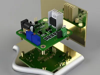 Pcb Design with Rendering images 3d altium cad iot kicad models pcbdesign