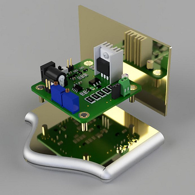 Pcb Design with Rendering images 3d altium cad iot kicad models pcbdesign