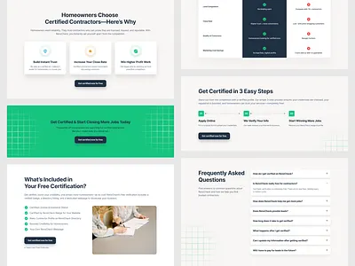 RenoCheck — Certification Page Overview clean design dashboard design inspiration design system landing page minimal design modern ui portfolio product design responsive design saas ui design uiux user experience user interface ux case study ux design web design website concept website redesign