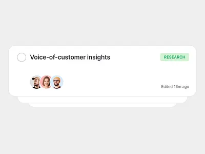 Animated task list completion animation motion product design saas ui ui design ux ux design