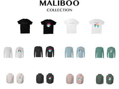 "MALIBOO" MERCH DESIGN design illustration logo