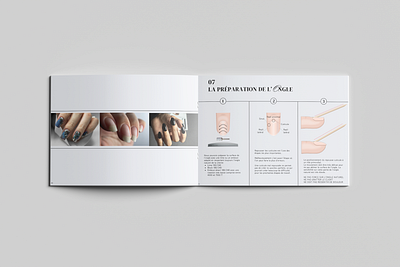 Nail Instructor Book anatomy beauty book formation graphic design illustration instructor layout minimal nail salon template vector