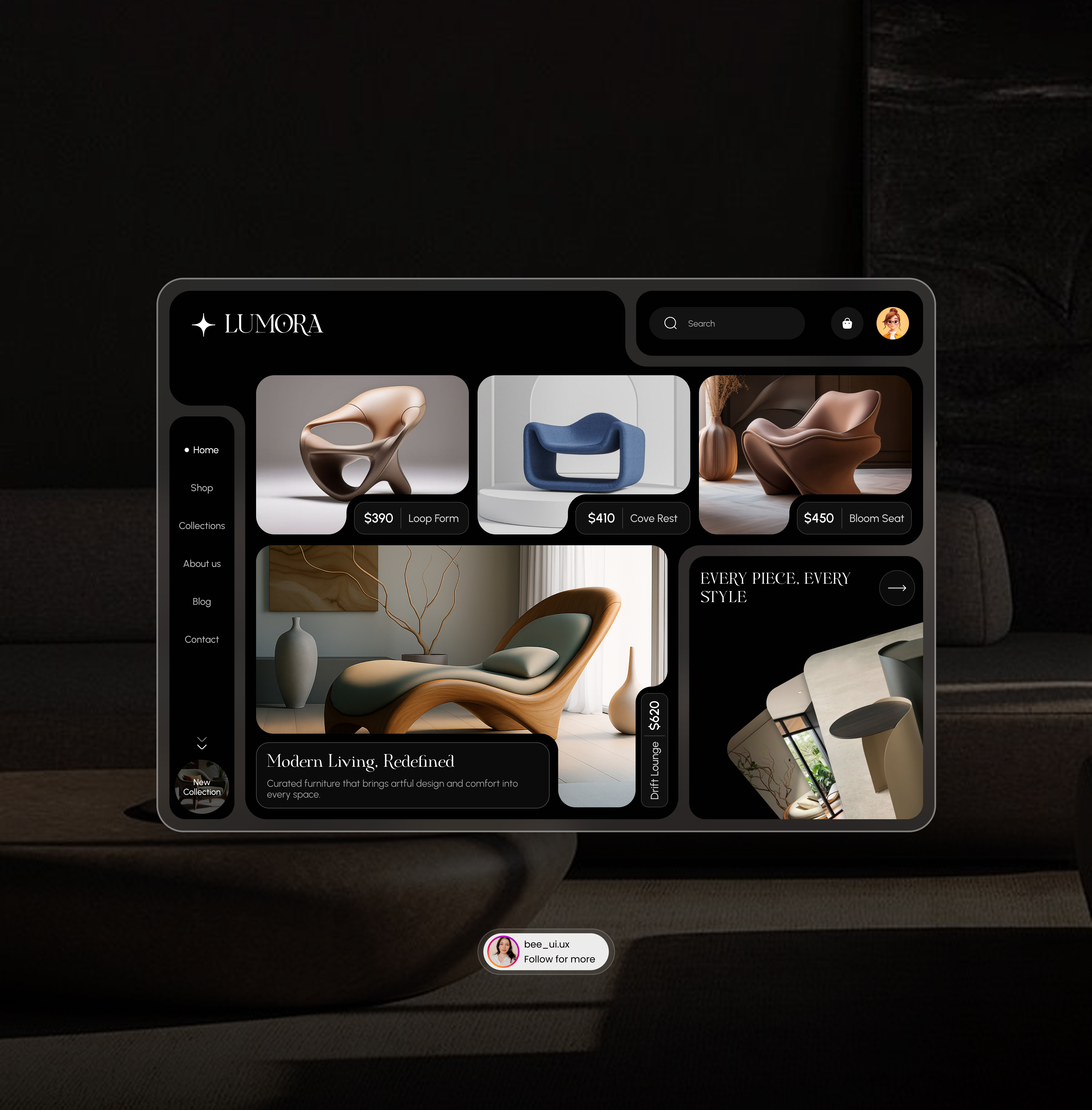 Modern Web Design UI Inspiration app design branding design figma ui ui design uiux user interface web design
